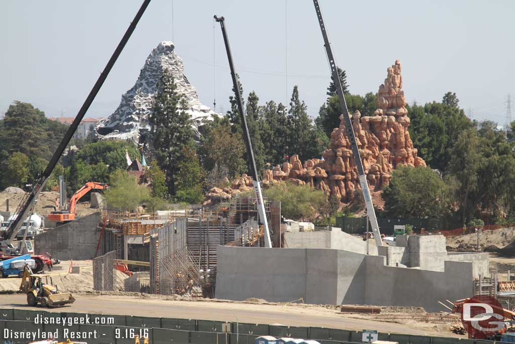 9.16.16 - The backstage Fantasmic marina and other support structures are taking shape