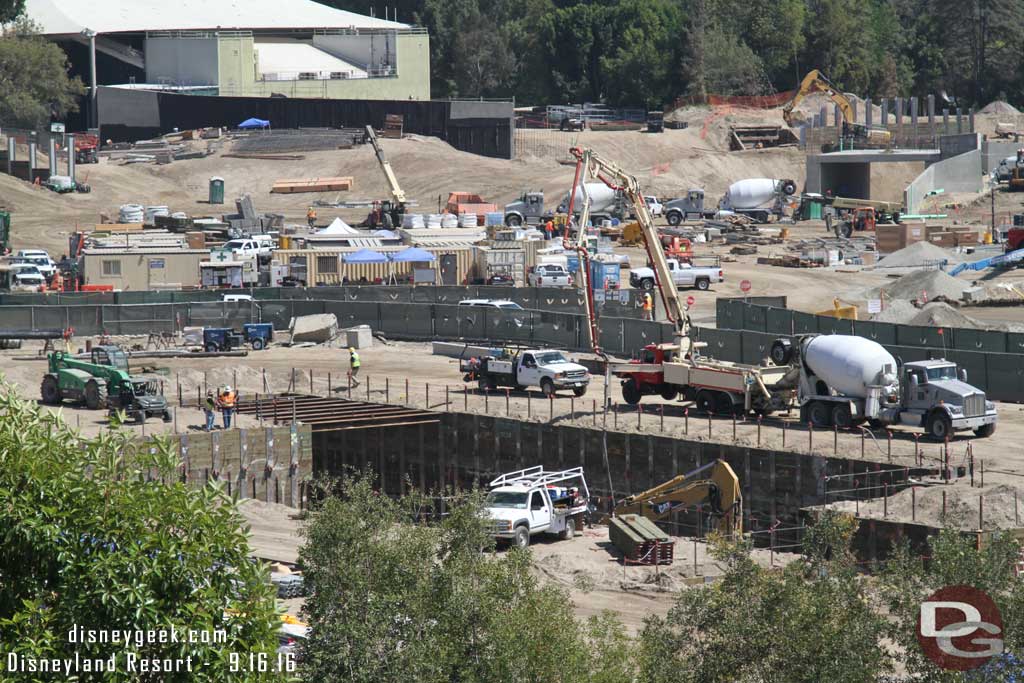 9.16.16 - The basement/pit for what I am assuming is a show building is continuing to be dug.