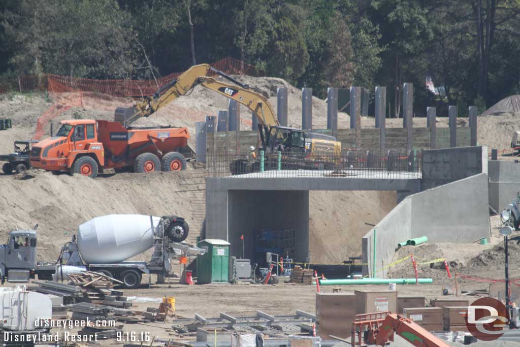 9.16.16 - In background notice the retaining wall as the remove part of the old Skyway hill.