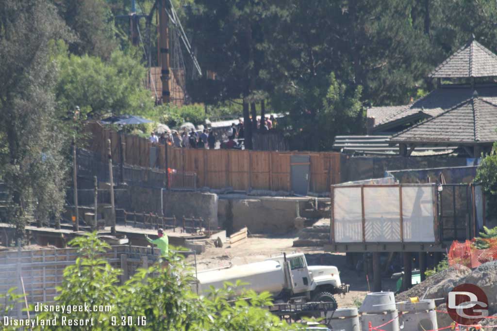 9.30.16 - A new pathway will be added between the Rivers of America and the Hungry Bear leading to Star Wars Land.