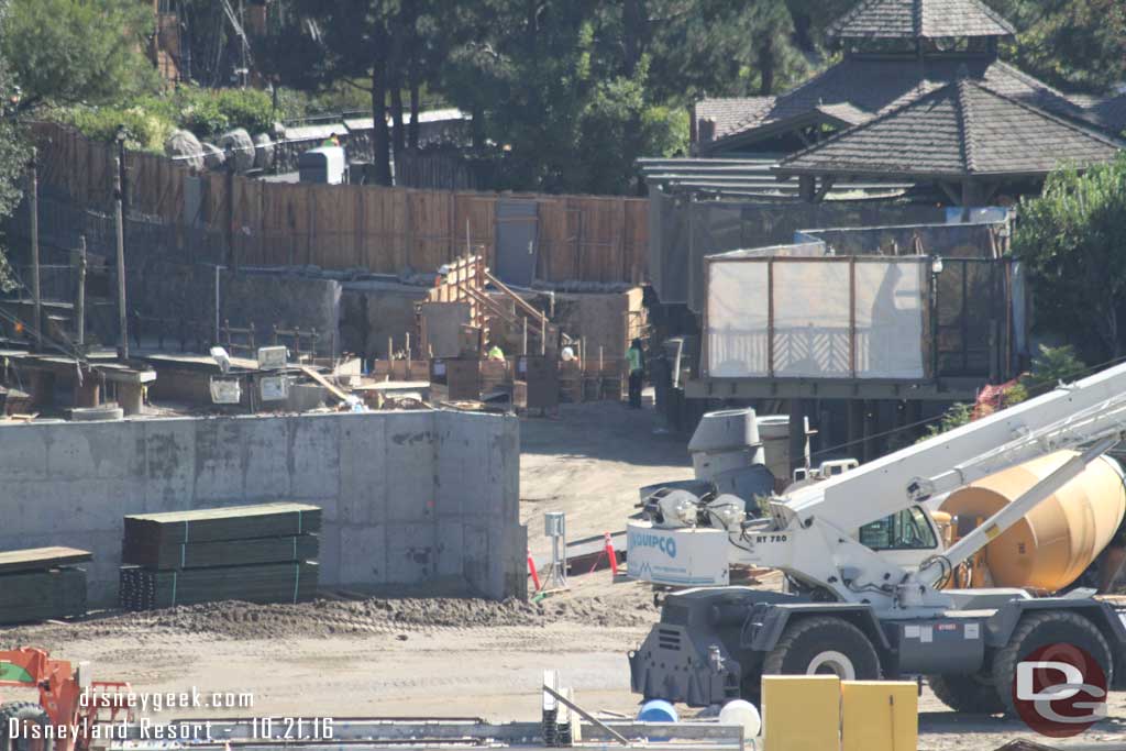 10.21.16 - Forms up where the new walkway will connect to Critter Country.