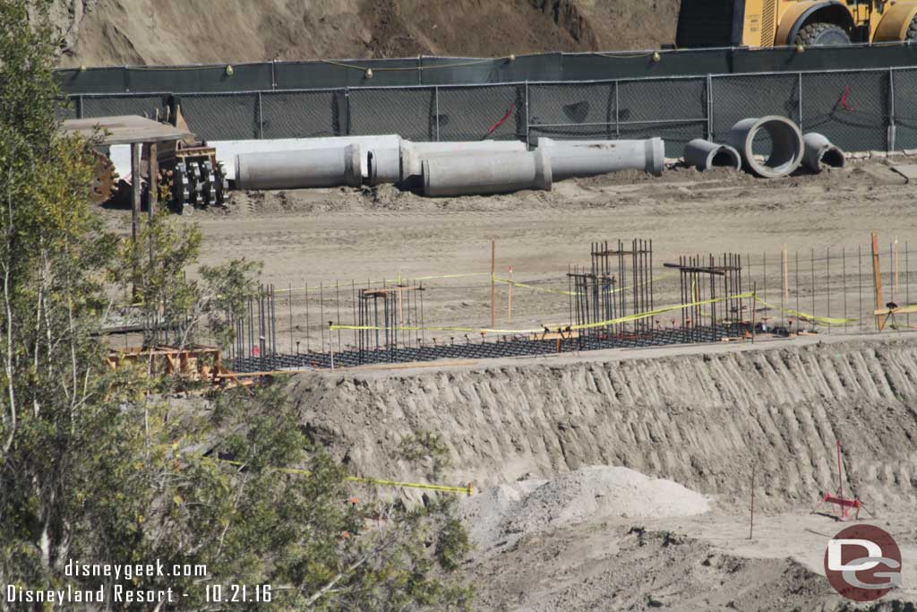 10.21.16 - On the far side rebar for the foundation looks to be taking shape.