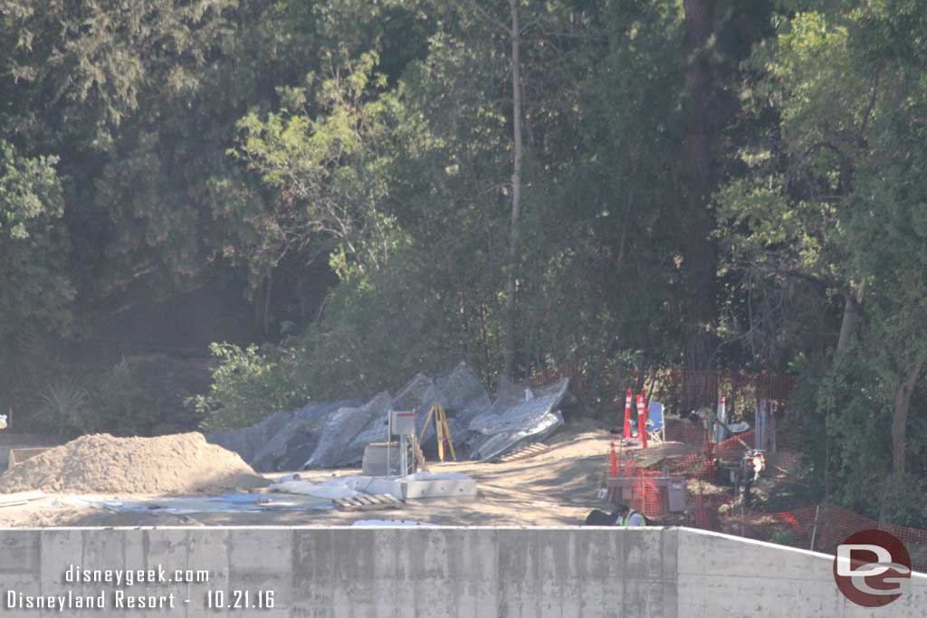 10.21.16 - More steel mesh for rock work waiting to be assembled.