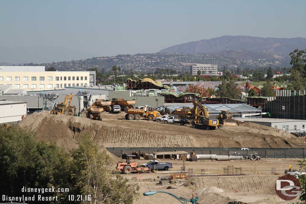 10.21.16 - A more clear shot of the dirt mound for those tracking it.