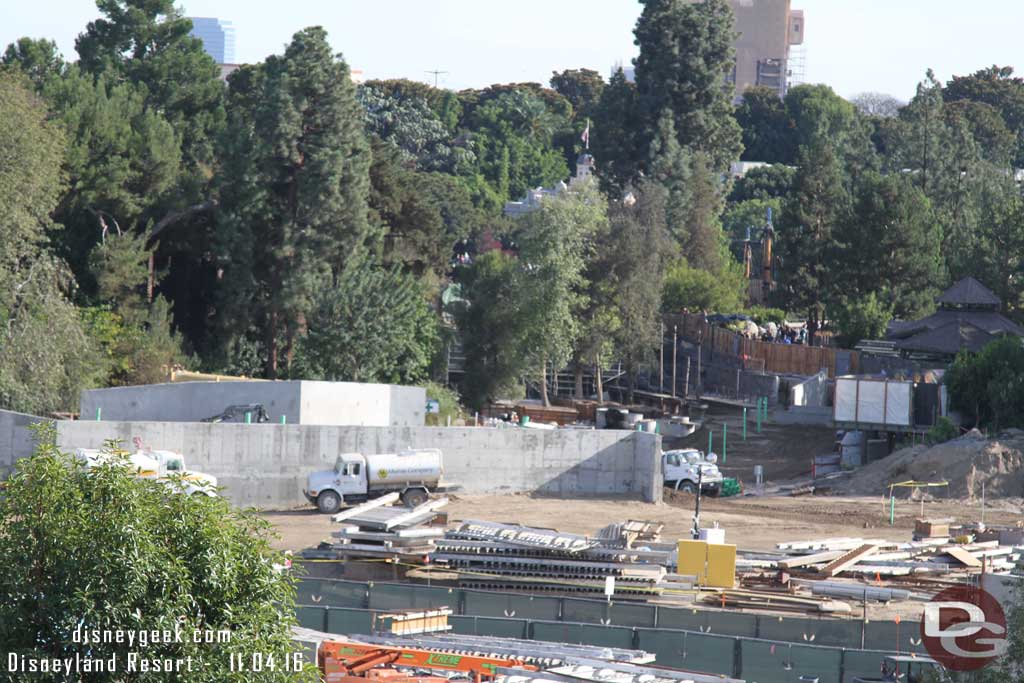 11.04.16 - Work is progressing on the new path from Critter Country to Star Wars.