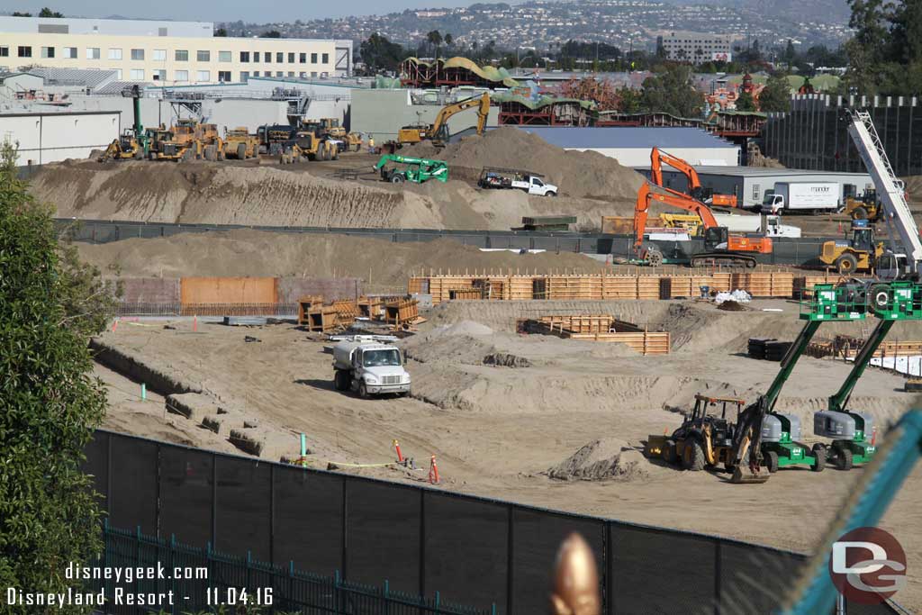 11.04.16 - More trenches for footers nearest the backstage road.  Assuming that will be for another wall.