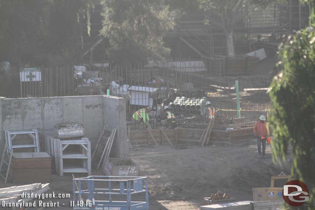 11.19.16 - Looking toward Critter Country the wall is continuing to grow.