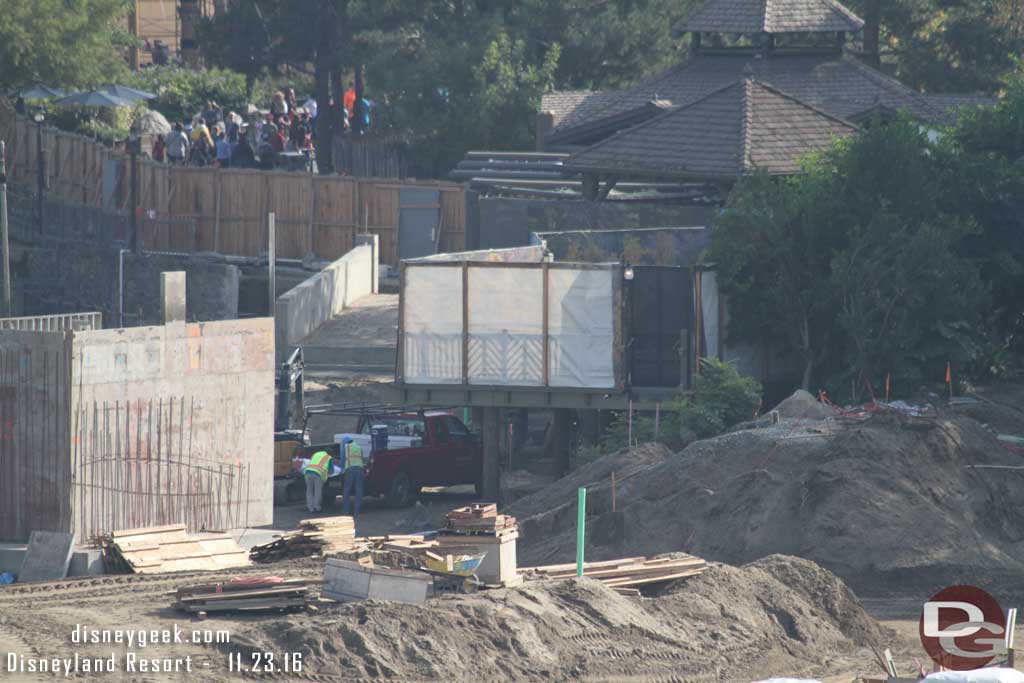 11.23.16 - From this angle you can see the new walkway taking shape in Critter Country.