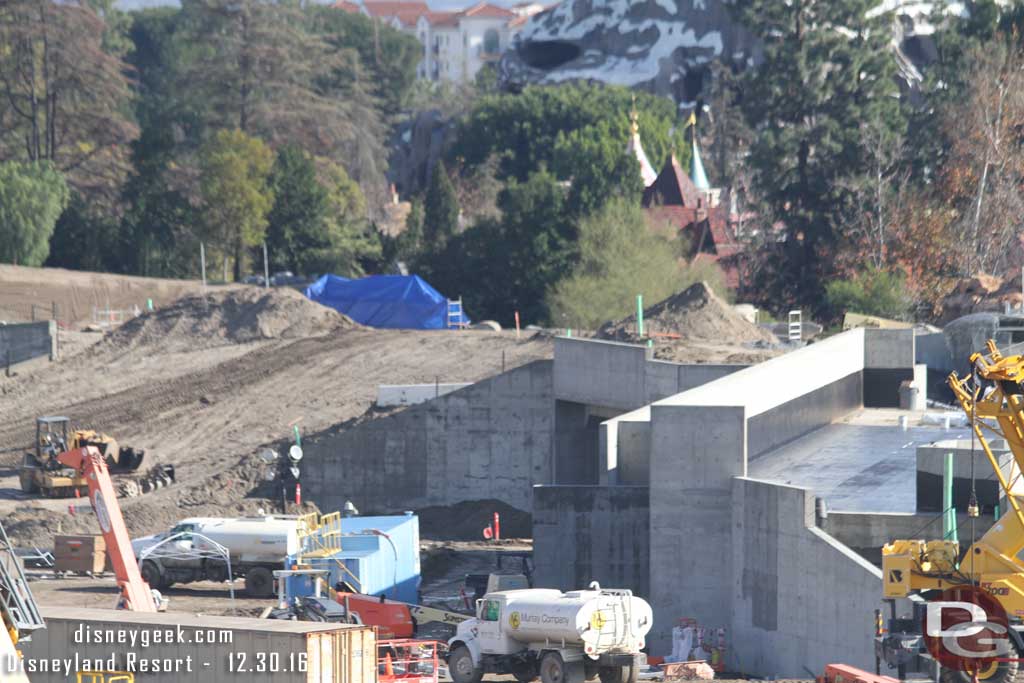 12.30.16 - The Frontierland entrance and then the Fantasmic backstage marina structure.