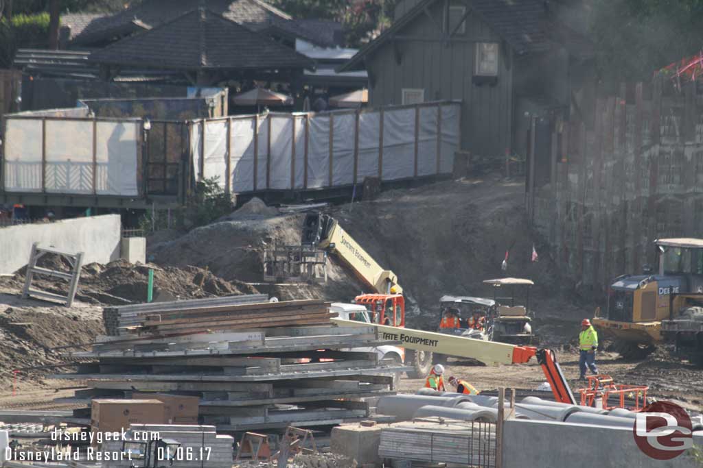 1.06.17 - Not a lot of visible progress on where the train exits Critter Country.