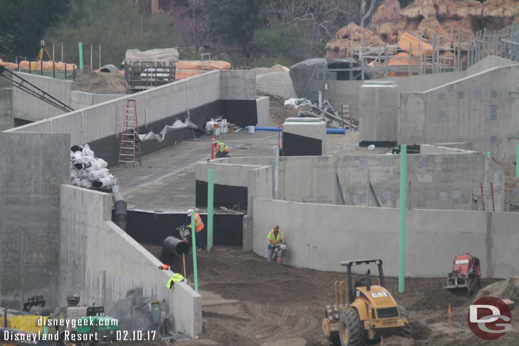 2.10.17 - Dirt is being compacted around the marina structure.  Looks like the roof is sealed.  Assuming dirt will go up there soon too.