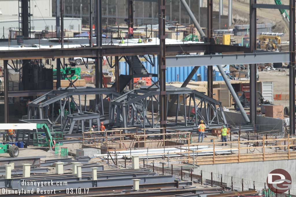 3.10.17 - A better look at the new structures on the 1st floor I mentioned earlier.  Internet speculation is they are AT-AT structures.