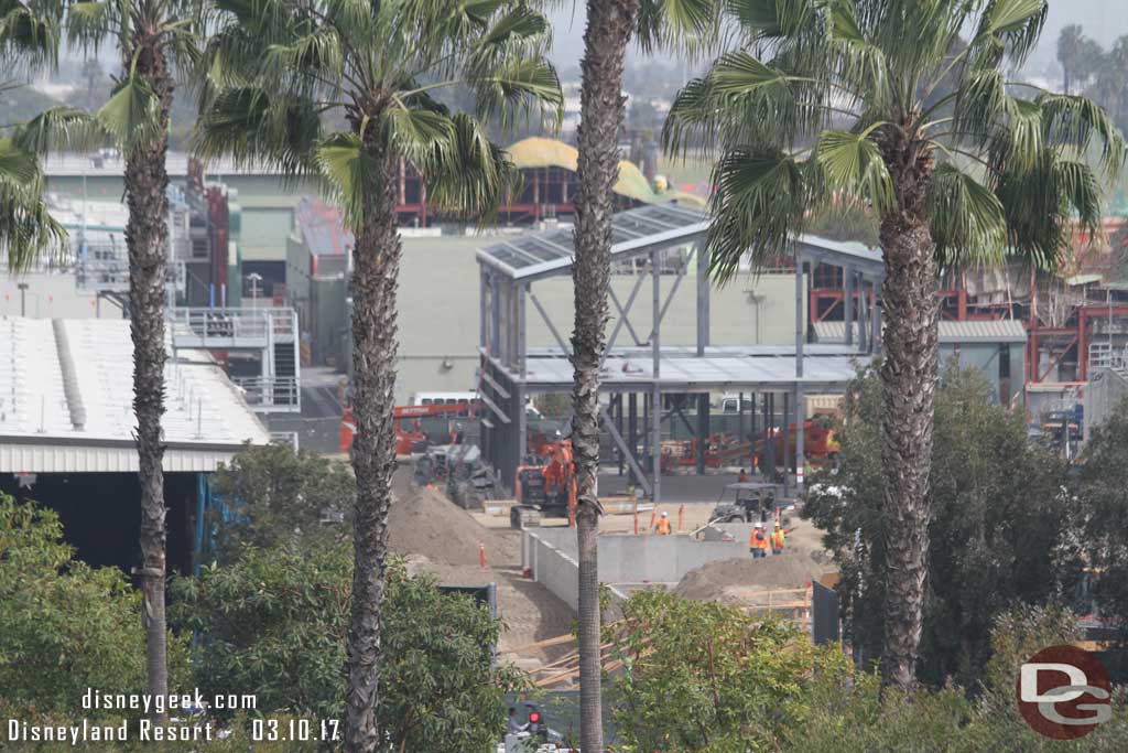 3.10.17 - In the foreground you can see foundation work underway for the second show building.