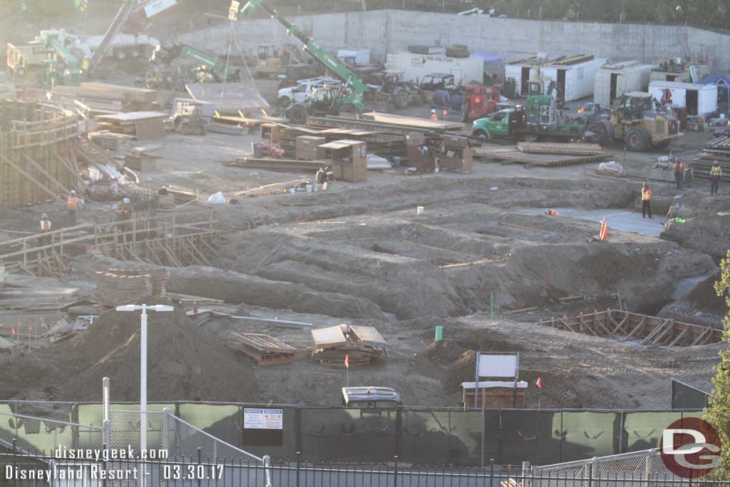 3.30.17 - Forms going in the pits nearest the structure (this is to the right of the circular structure).