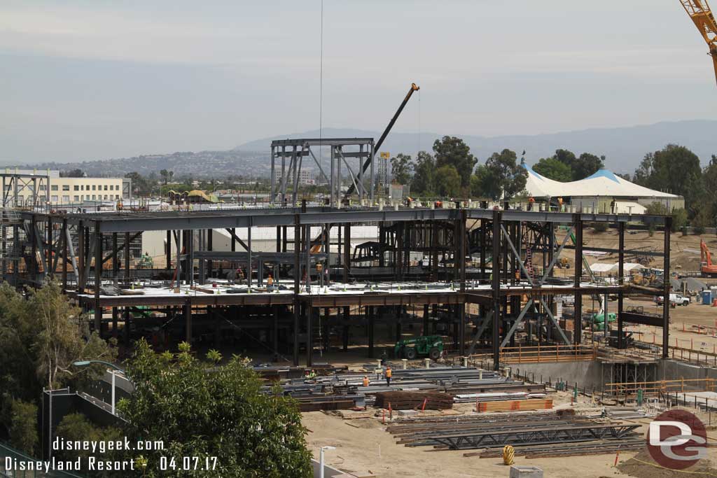 4.07.17 - A closer look at the show building that continues to grow each visit.