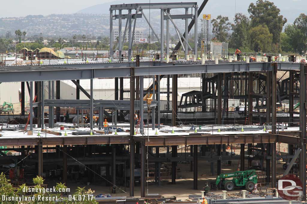 4.07.17 - Notice the workers on the second floor to get a sense of how large this building is.