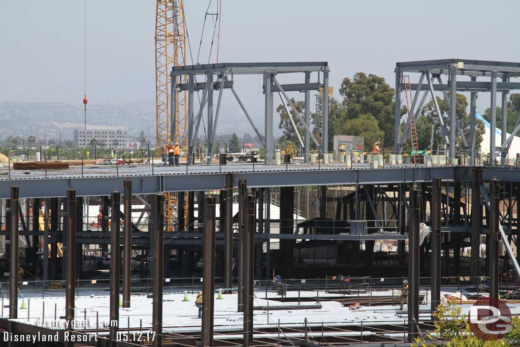 5.12.17 - The AT-ATs are barely visible now as the building continues to expand toward us.