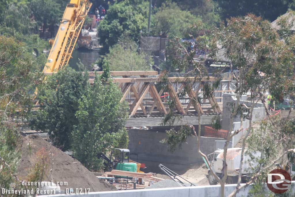 6.02.17 - A better look at the new bridge that spans the walkway to/from Critter Country.