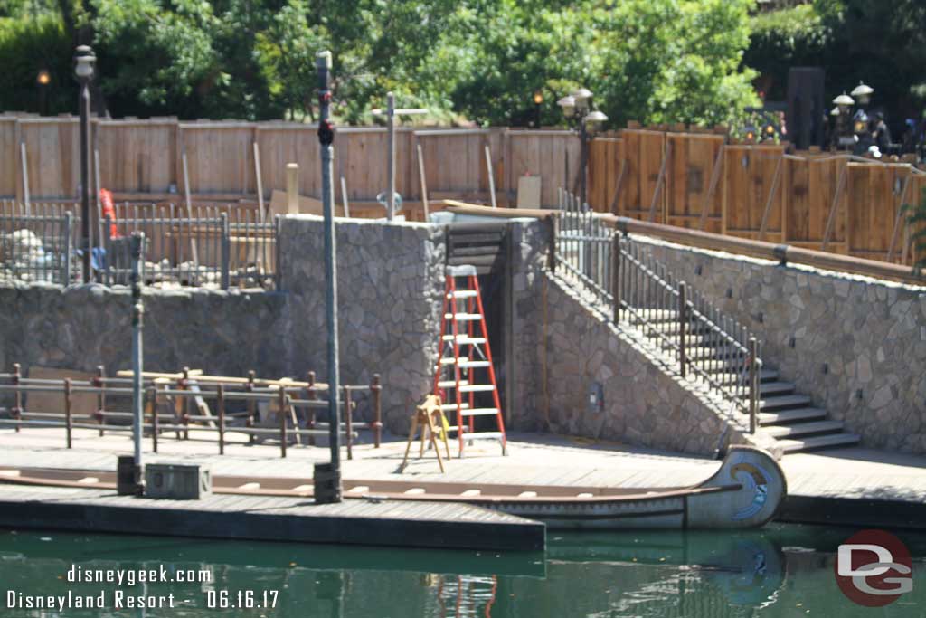 6.16.17 - The canoe dock looks almost done.