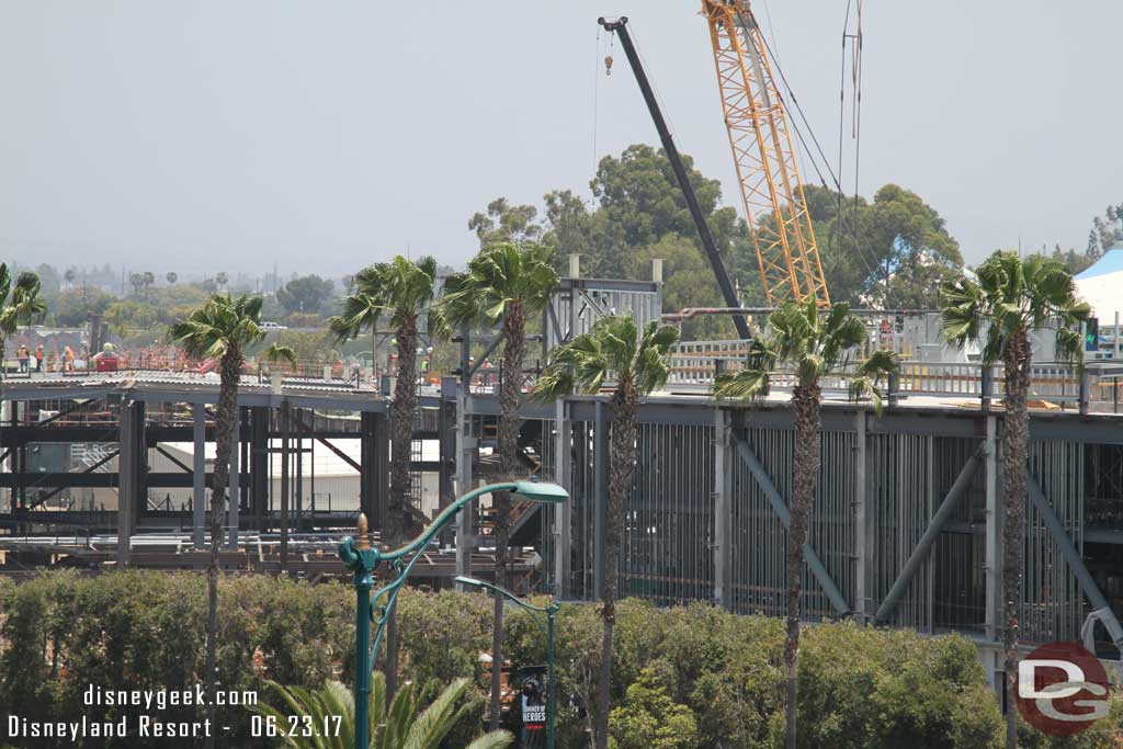 6.23.17 - Panning to the right the battle escape show building.