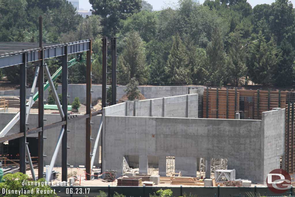 6.23.17 - Some of the forms are now gone revealing what looks to be several doorwars in the large wall.