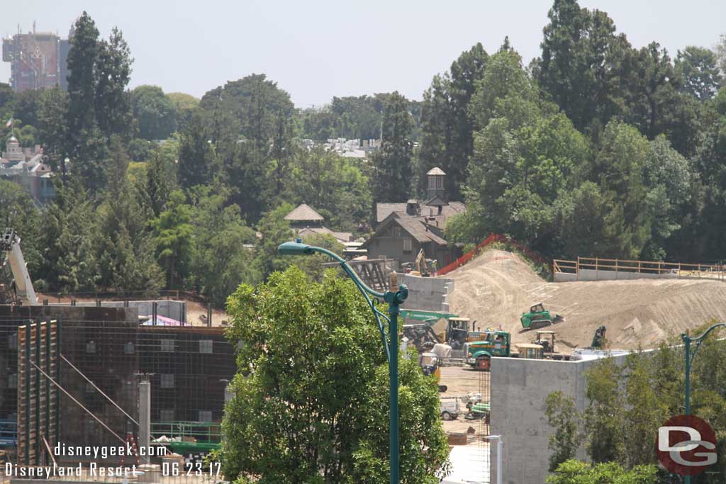 6.23.17 - Toward Critter Country they are working on the berm.