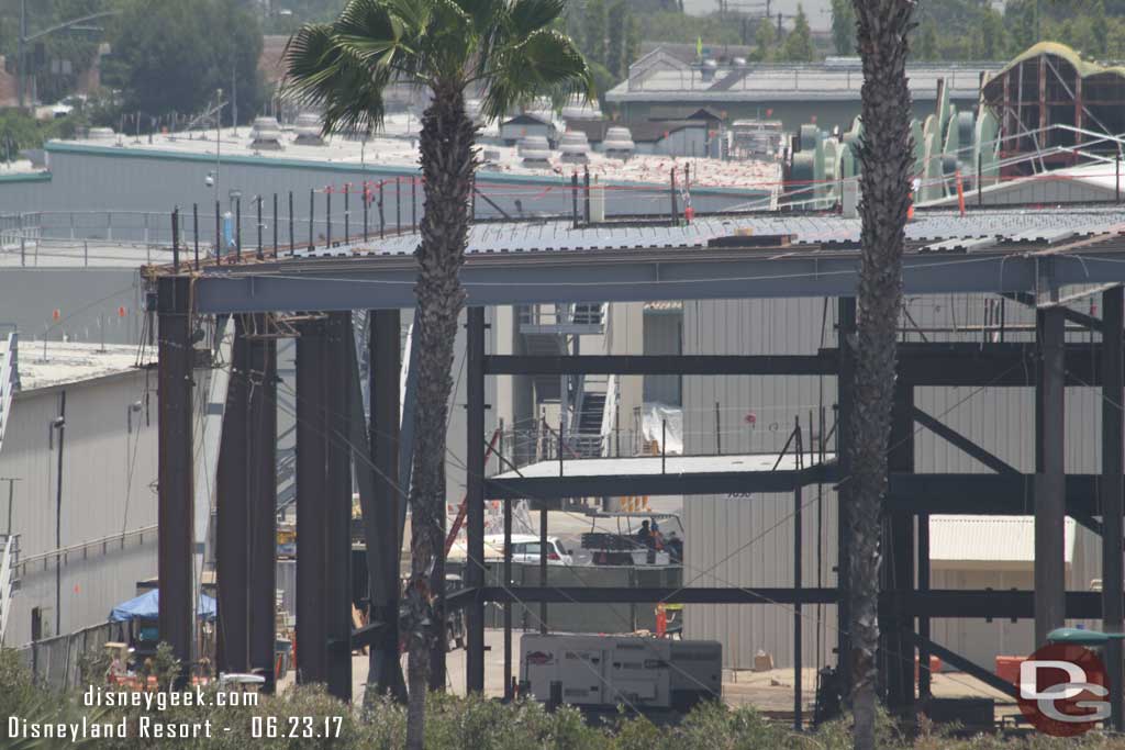 6.23.17 - Moving back to the far left side and a closer look at the Millennium Falcon building.