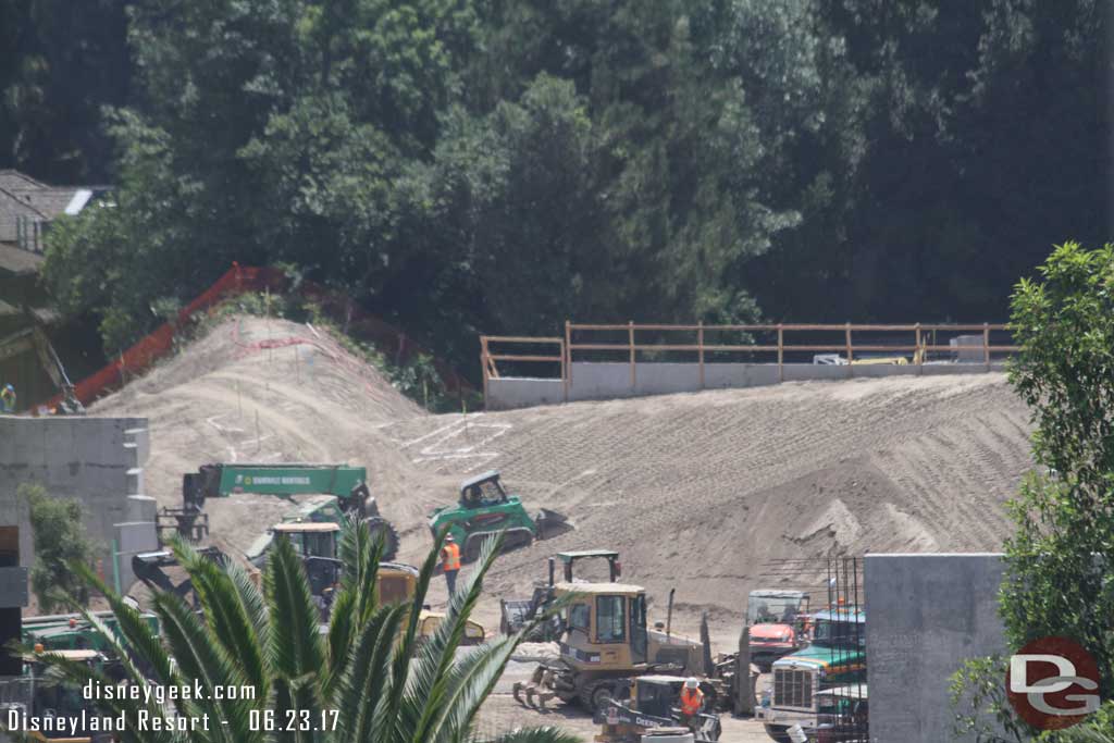 6.23.17 - Out toward Critter Country looks like they are marking where trees and other plants will go on the new berm.