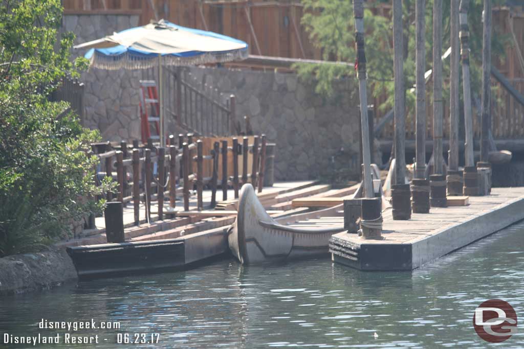 6.23.17 - Work continues on the Canoe dock