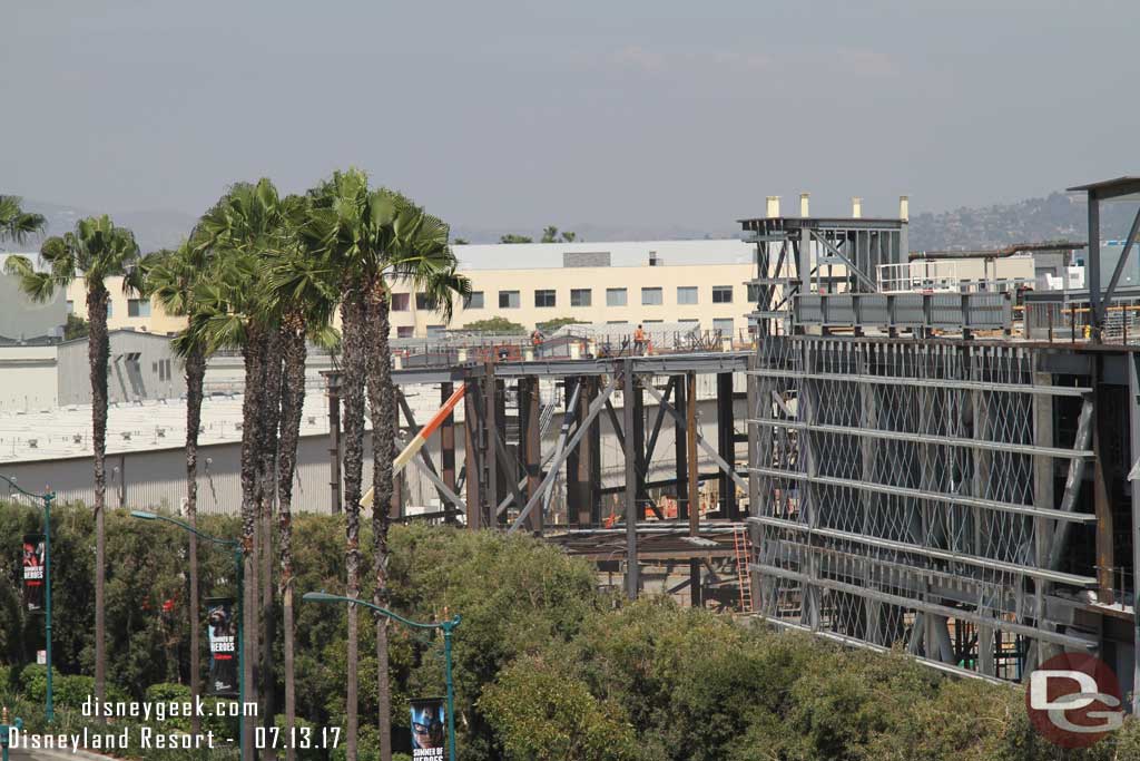 7.13.17 - In the background the Millennium Falcon show building looks to be built out to the full footprint too.