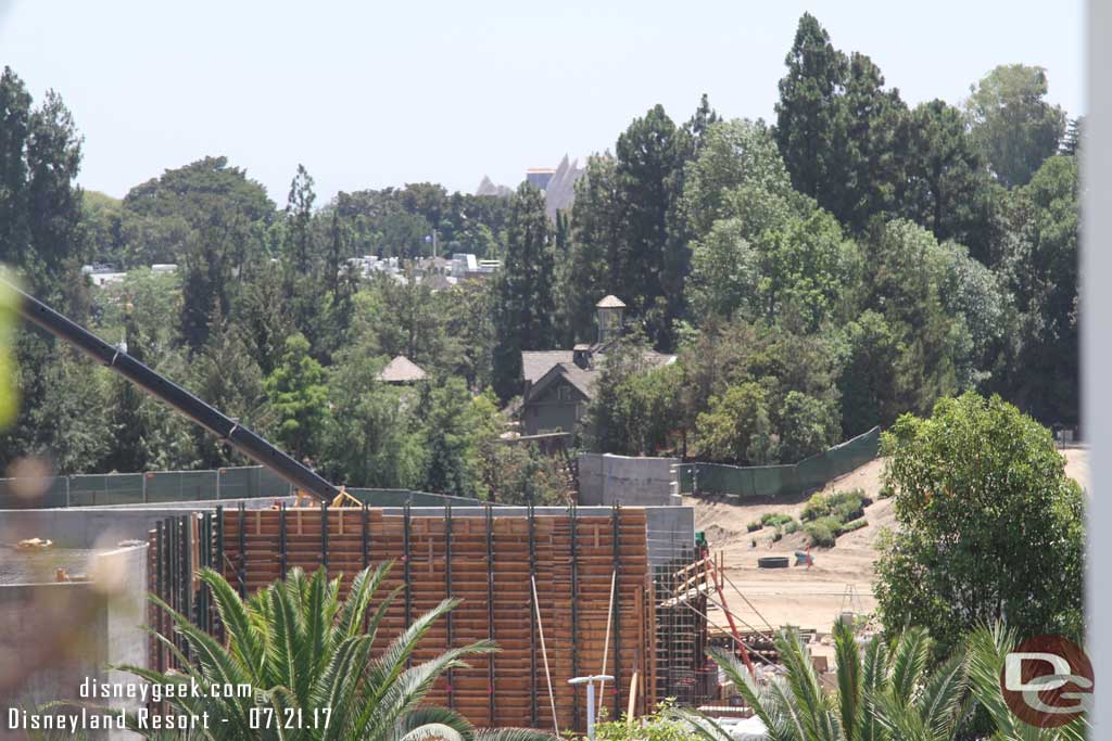 7.21.17 - Forms still up on the structure on the far right of the Battle Escape building.