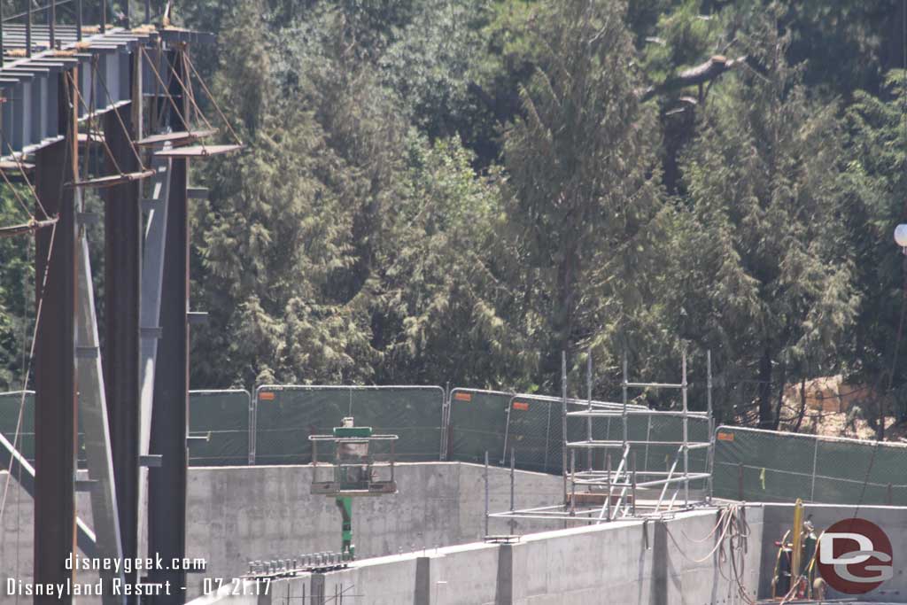 7.21.17 - Noticed a fence along the construction site now.  Guess that means the river side is turned over to the park now.