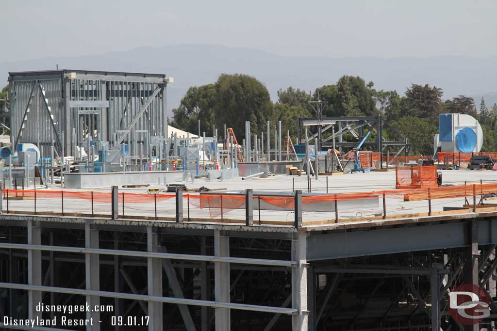 9.01.17 - Speaking of concrete the rest of the Battle Escape Building roof has been poured.