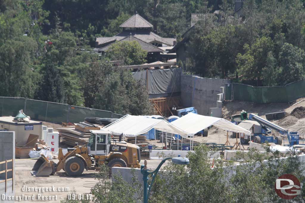 9.01.17 - Tents set up near Critter Country. Appears to be a break/lunch area for the construction teams.