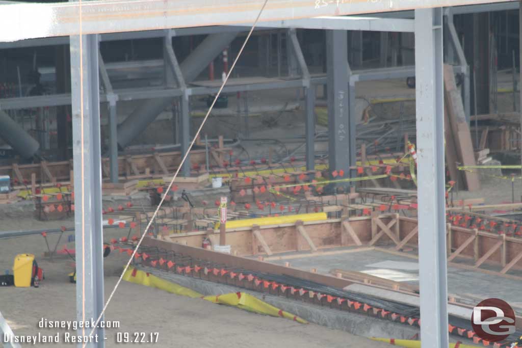 9.22.17 - Looks like some concrete has been poured in the hanger scene of the Battle Escape Building.