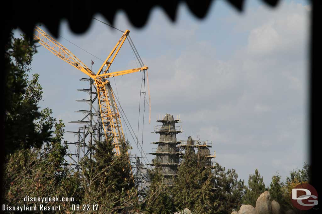 9.22.17 - Moving into the park, the view from the Disneyland Railroad.