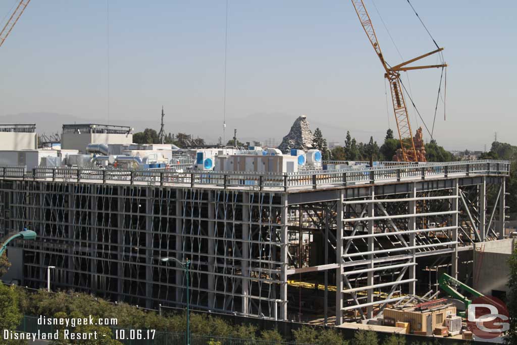 10.06.17 - Crews are starting to install the supports on the other wall.