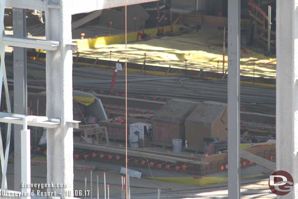 10.06.17 - Takin g a look inside the hanger bay area you can see conduit and rebar as the prepare to pour the floor.