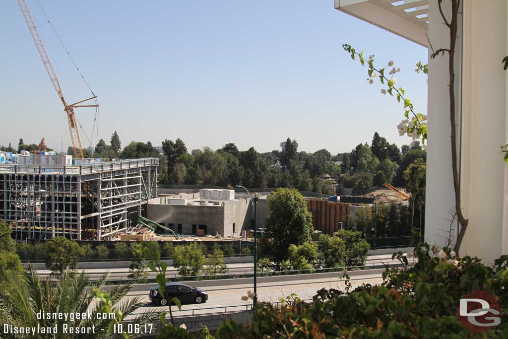 10.06.17 - To the left of the concrete building forms are up to complete the wall now.