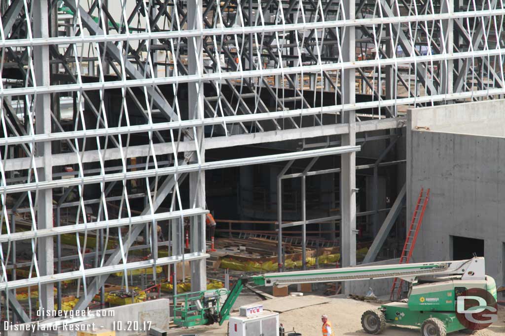 10.20.17 - Inside more forms and preparations for the concrete floor to be poured in the hanger portion of the building.