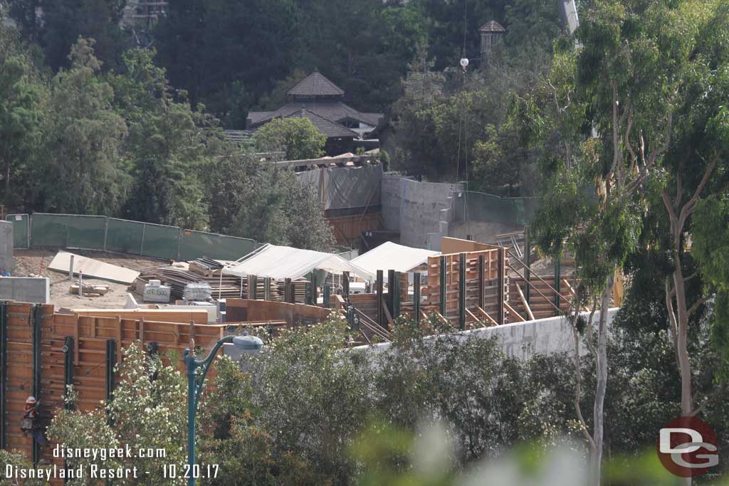 10.20.17 - Forms are up along the walkway toward Critter Country as construction picks up again on that side of the project.