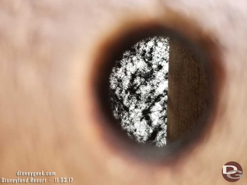 11.03.17 - This is what you see through the hole now.. 