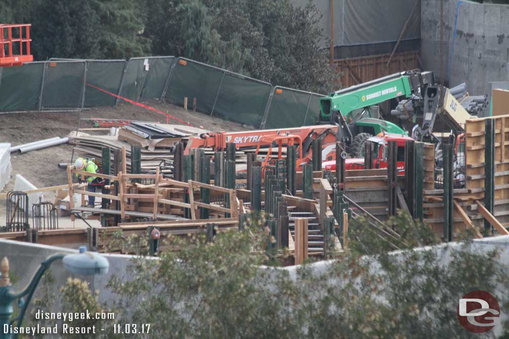 11.03.17 - Walls going up to form the path to Critter Country.