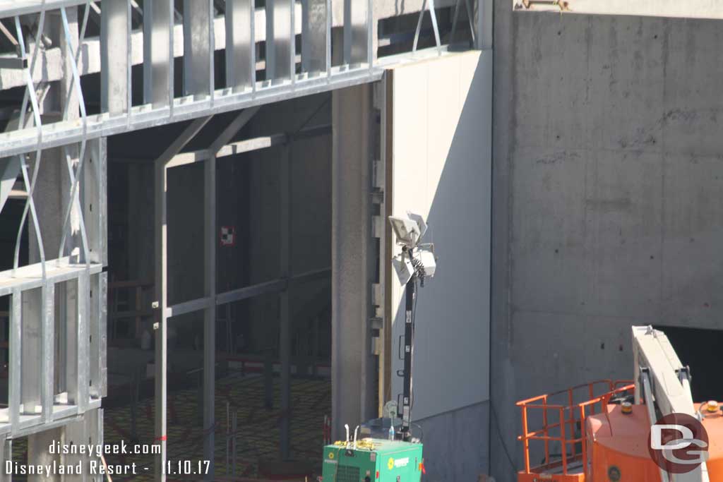 11.10.17 - This is the side of the Battle Escape Building, you can see the exterior panneling that was installed.