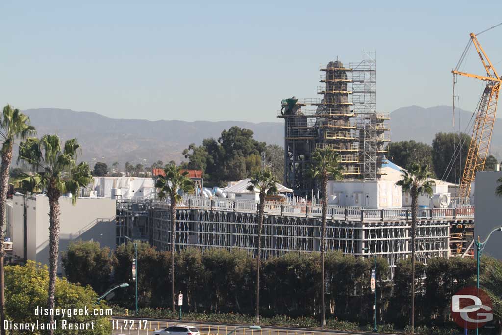 11.22.17 - The exterior paneling is slowing making its way around this building too.