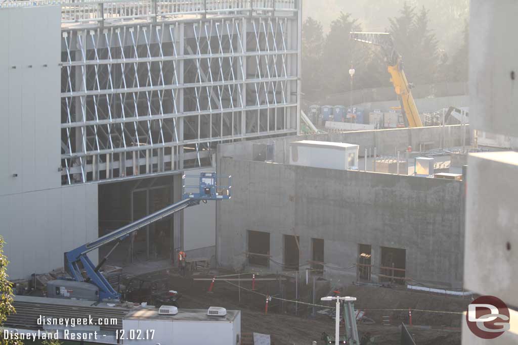 12.02.17 - The exterior paneling work has not wrapped up yet on the Battle Escape building.  