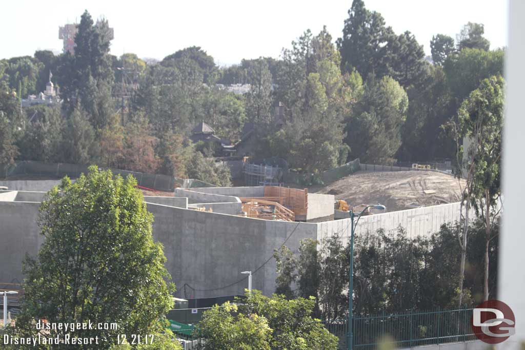 12.21.17 - Looking toward Critter Country the structure they are building now has the forms mostly removed.