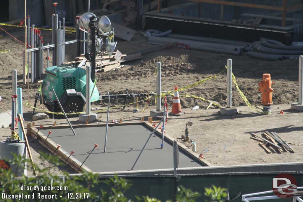 12.21.17 - A newly poured concrete slab.