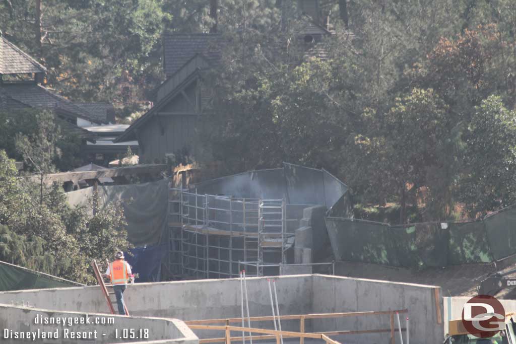 01.05.18 - No visible progress on the wall as you enter from Critter Country. 