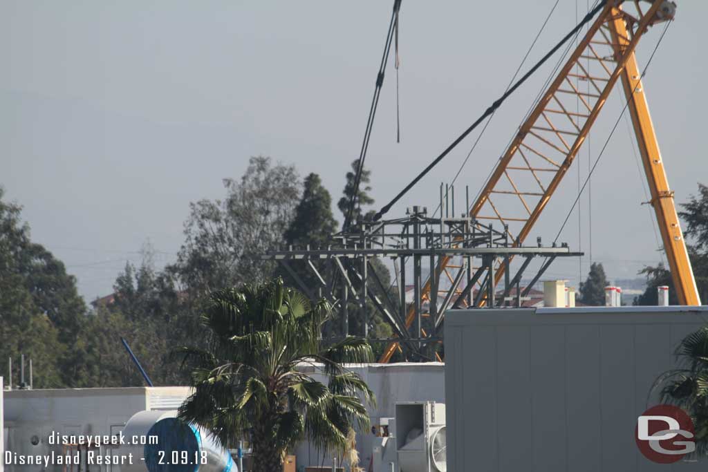 02.09.18 - The new structure which appears to be the top of a building.